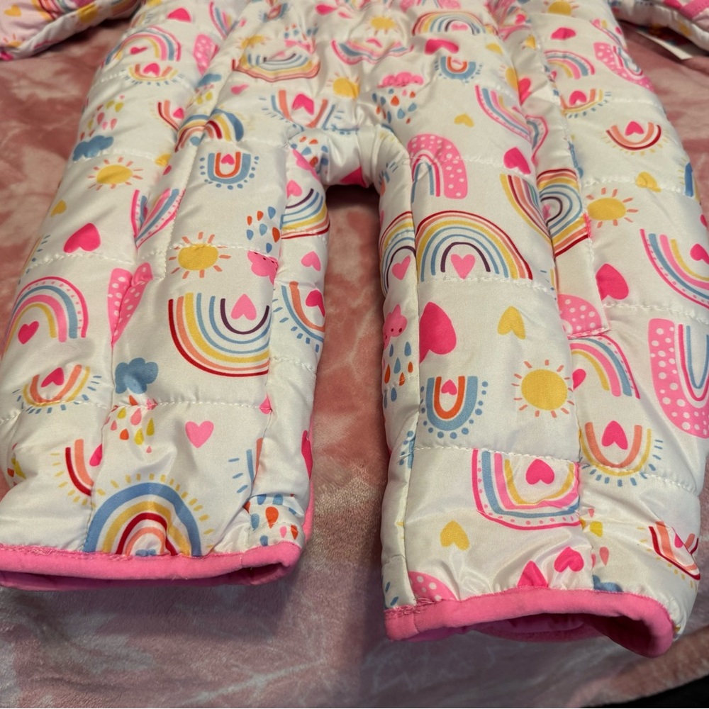 Colorful Kids One Piece Snowsuit - Picture 3 of 5